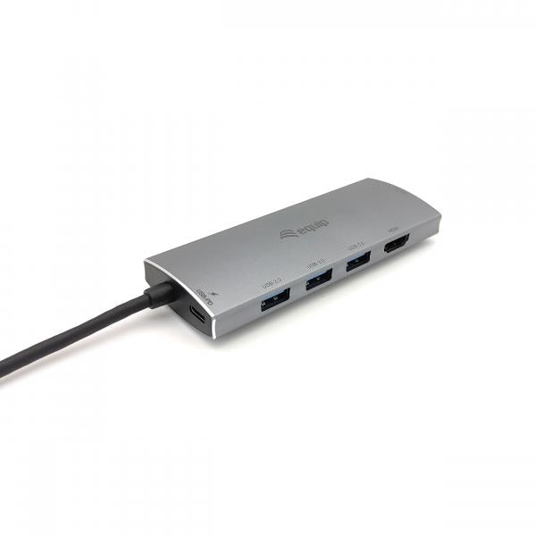 Equip 133482 USB-C 7-in-1 multifunctionele adapter