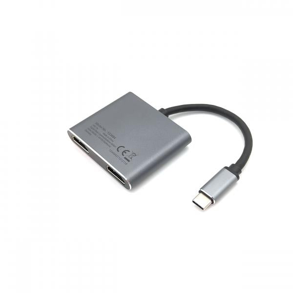 Equip 133484 usb-c 4-in-1 dubbele hdmi-adapter