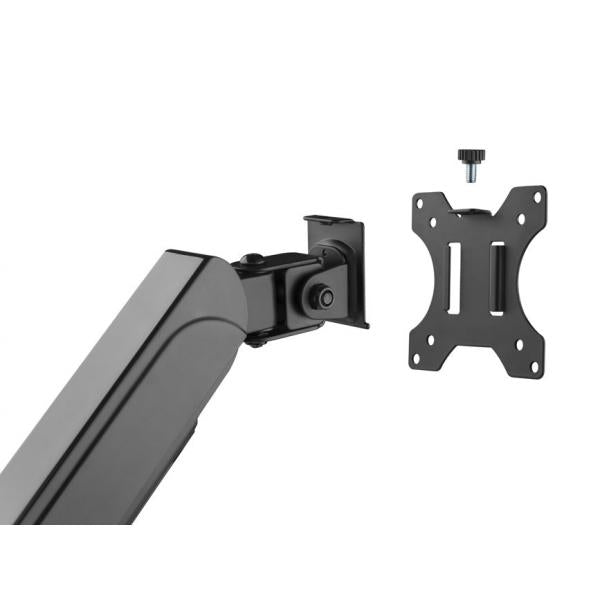 Equip 650134 17 -27 triple monitor desk mount bracket, clamp, 21 kg, 75 x 75 mm, 100 x 100 mm