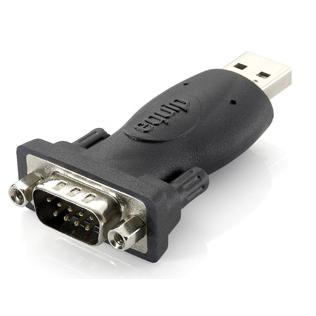 Equip 133382 USB type A naar seriële RS232 DB9-adapter, USB A, RS-232, zwart