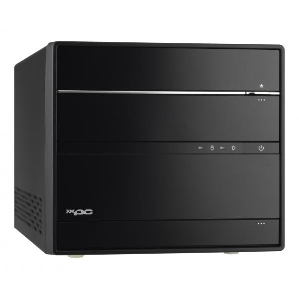 Shuttle sh570r6 zwarte xpc cube pc barebone, Intel H570, LGA 1200, DDR4, 2x LAN, 2x M.2, 300W