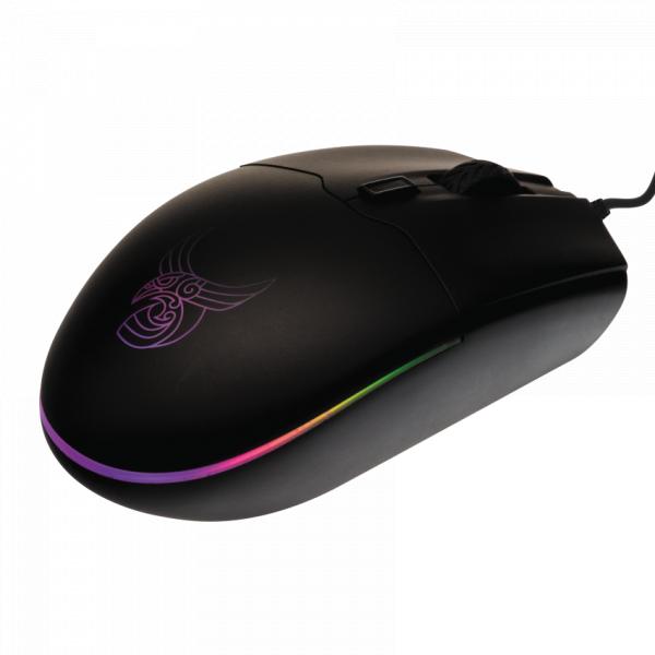 L33t gaming 160398 Hofud bedrade RGB gamingmuis, 6 knoppen, 3200 dpi, USB