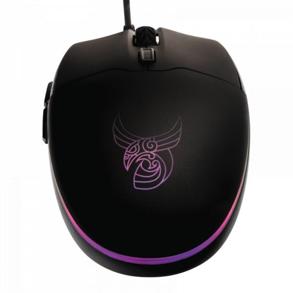 L33t gaming 160398 Hofud bedrade RGB gamingmuis, 6 knoppen, 3200 dpi, USB