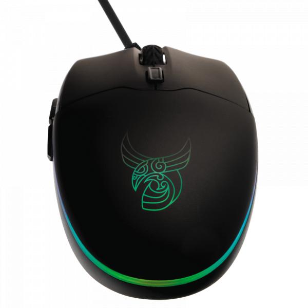 L33t gaming 160398 Hofud bedrade RGB gamingmuis, 6 knoppen, 3200 dpi, USB