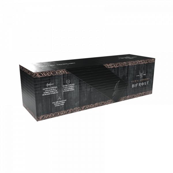 L33t gaming 160404 bifrost xxl gaming muismat, snel oppervlak. 920 x 294 x 4 mm, zwart
