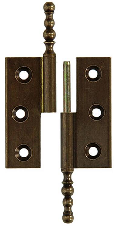 Mack 1013558 - 2 meubelpaumellen rechts verbronsd h 50 x b 40 mm | 5 stuks