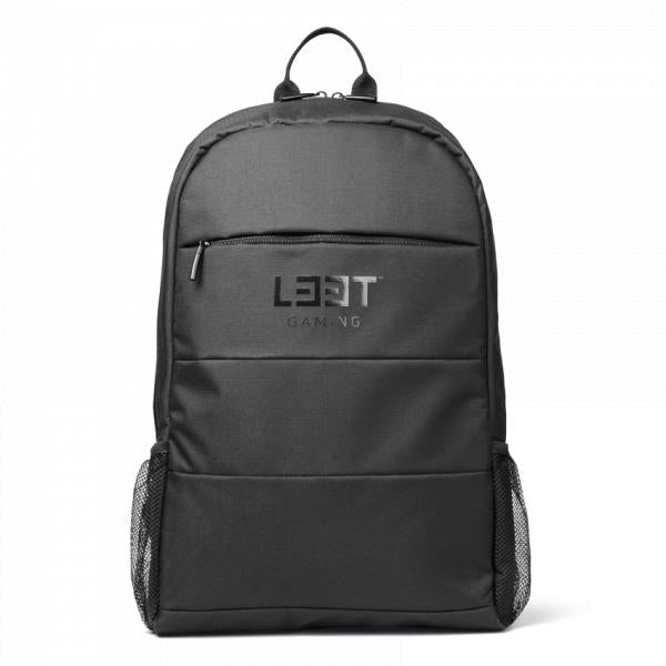 L33t gaming 160380 gamingrugzak in zwart, slank nylon design. Geschikt voor 15,6 inch apparaten.