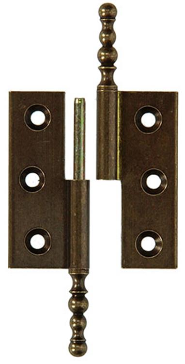 Mack 1013559 - 2 meubelpaumellen links verbronsd h 50 x b 40 mm | 5 stuks