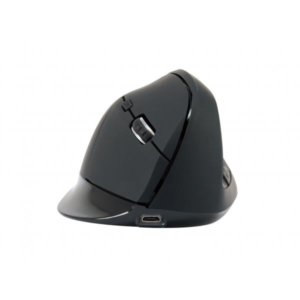 Conceptronic lorcan03b lorcan ergo 6-knops ergonomische bluetooth muis, bluetooth, optisch, 1600 dpi