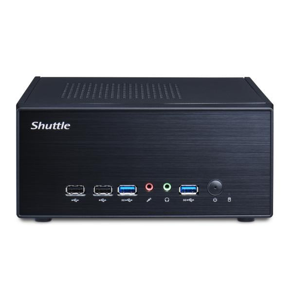 Shuttle xh510g2 xpc slanke pc barebone, Intel H510, LGA1200, 2x DDR4 (max. 64 GB), 2,5-sleuf, HDMI, DP