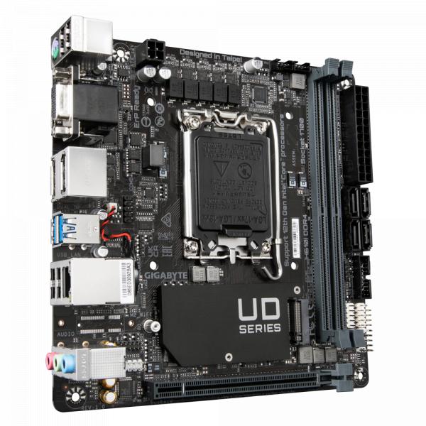 Gigabyte h610i ddr4 h610i ddr4, mini-itx, intel, lga 1700, ddr4 dimm, 64 gb, m.2, tpm, gblan