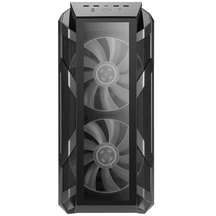 Coolermaster mcm-h500m-ihnn-s00 mastercase h500m zwart, atx, midi-tower, rgb, venster, 3x 140 200 mm