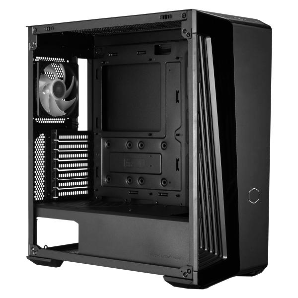 Coolermaster mb540-kgnn-s00 masterbox 540, atx, midi-tower, window, argb hub, 120mm pwm, zwart