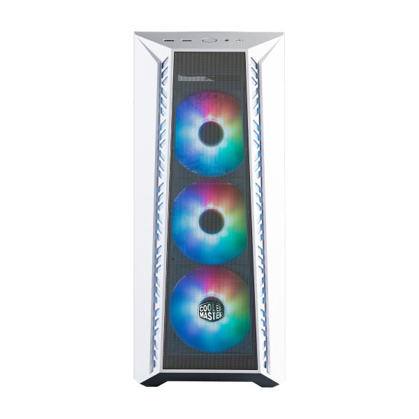Cooler master mb520-wgnn-s00 masterbox 520 mesh wit, atx, midi, edge-to-edge transparant venster