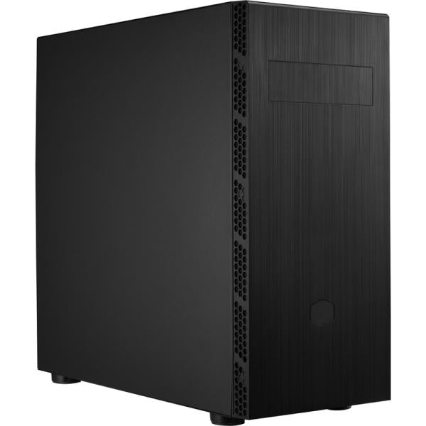 Cooler master mb600l2-knnn-s00 mb600l v2 zonder odd, stalen linkerpaneel, atx, midi-tower, geborsteld