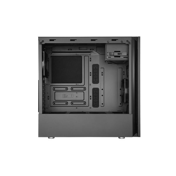 Coolermaster mcs-s600-kn5n-s00 silencio s600 zonder tg, atx, midi-tower, 5x 2,5, 2x 120mm, zwart