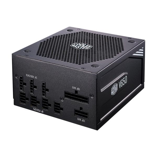 Cooler master mpy-650v-afbag-eu v650 gold v2, atx, 650w, modulair, apfc, 135mm, 32 db (stil), zwart