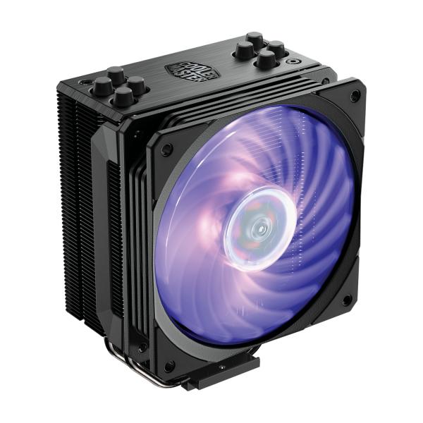 Cooler Master RR-212S-20PC-R2 Hyper 212RGB Black Edition met LGA1700, 120 mm, 650-2000 tpm, 4-heatpipe