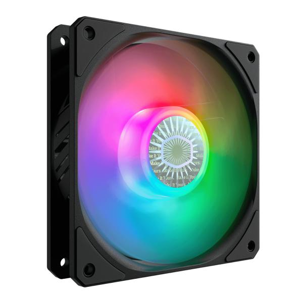 Coolermaster mfx-b2dn-183pa-r1 sikkelstroom 120 argb 3 in 1, 3x 120mm, 650-1800 tpm, 8 - 27 dba