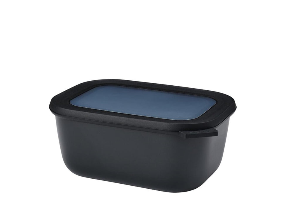 Mepal multikom cirqula rechthoekig 1500ml - nordic black 21,2x16,2x8,9cm