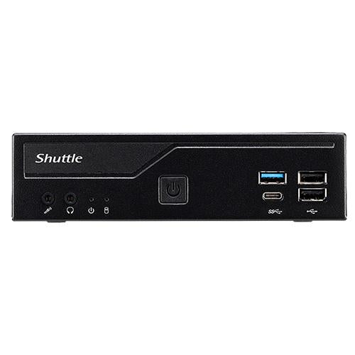 Shuttle dh610 xpc slanke pc barebone, lga1700, intel h610, 2x ddr4 (max. 64 GB) 1x2,5 bay, m.2, hdmi,