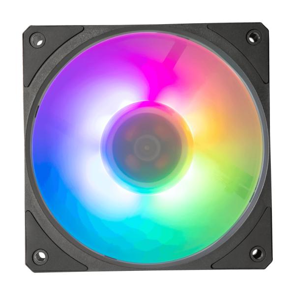 Coolermaster mfz-m2dn-24np2-r1 mobius 120p argb, 120 mm, 2400 tpm, 30 dB, 75,2 cfm, zwart