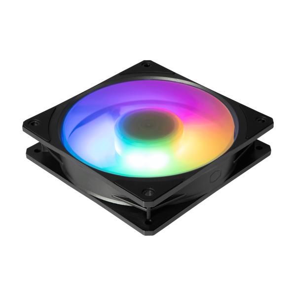 Coolermaster mfz-m2dn-24np2-r1 mobius 120p argb, 120 mm, 2400 tpm, 30 dB, 75,2 cfm, zwart