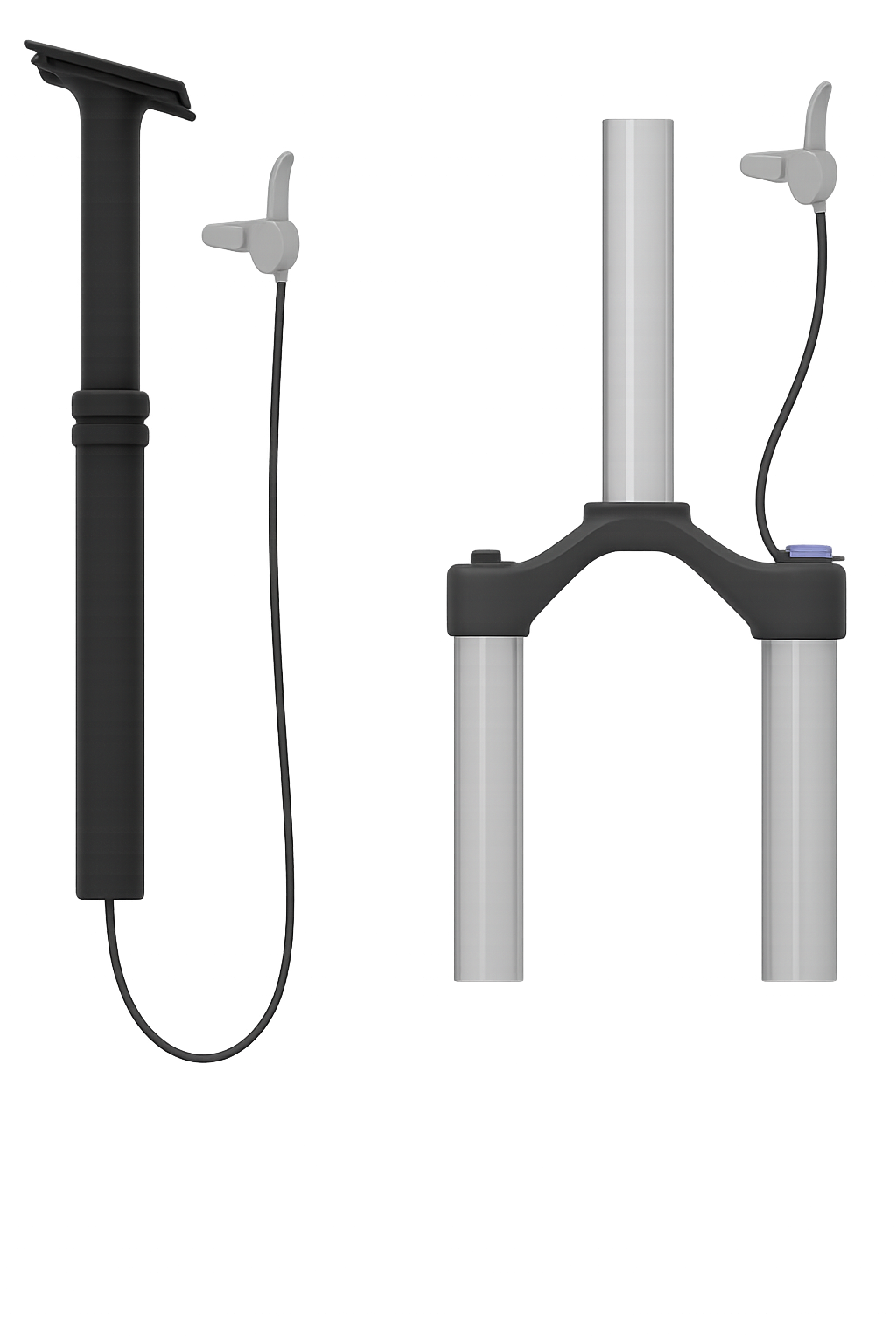 Elvedes kabelset voor dropper zadelpen remote lock-out (exclusief remote)