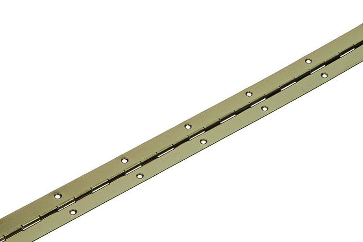 1013335 - 1 piano scharnier vermessingd l 174 cm x 32 mm | 10 stuks