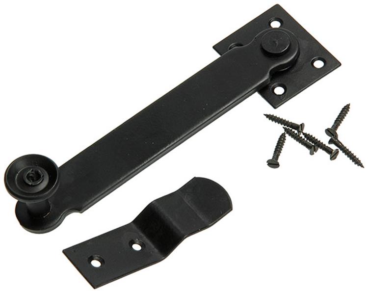 Mack 1013313 - 1 hekklink zwart geplastif. | 3 stuks