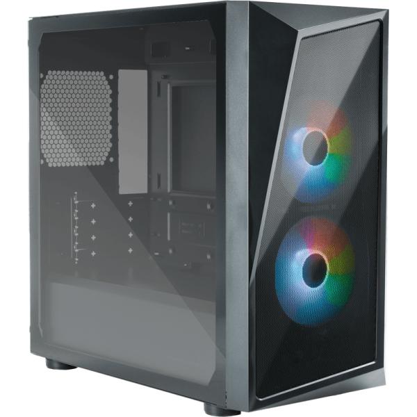 Coolermaster CP320-KGNN-S00 CMP 320, matx, midi-tower, 120 mm, venster, argb, zwart