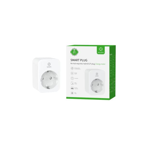 Woox r6118 slimme stekker, schuko, wifi, 802.11bgn, 3680w, ip20, 30m, wit