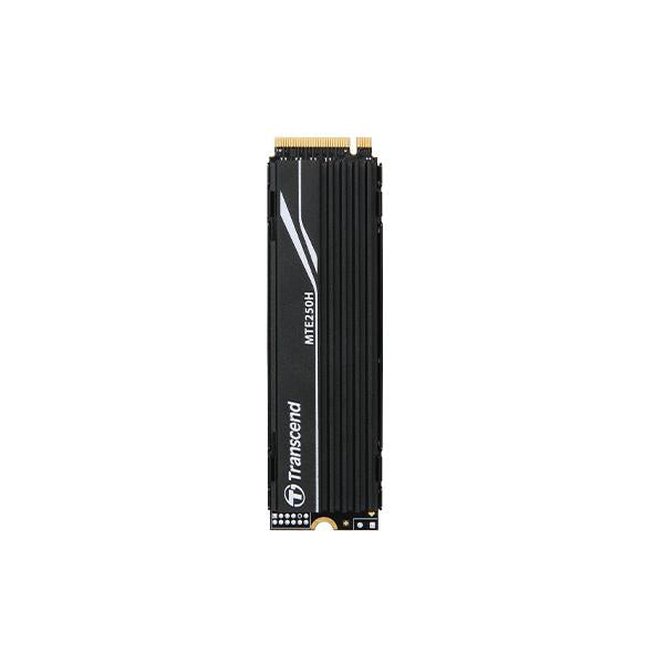 Transcend ts1tmte250h mte250h ssd, 1 TB, M.2 2280, PCIe gen4x4, NVME, 3D TLC, DRAM, koellichaam