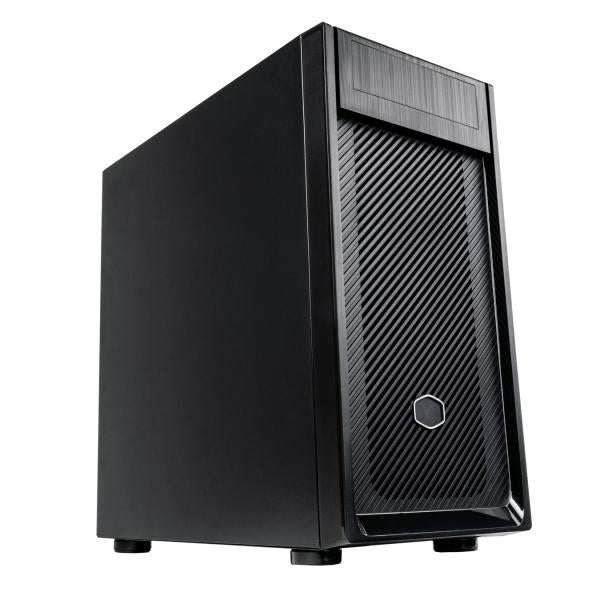 Cooler Master E300-KN5N-S00 Elite 300 met oneven, stalen linkerpaneel, MatX, 120 m, USB 3.2 Gen 1 audio