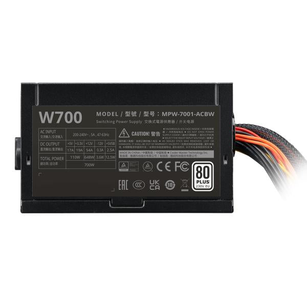 Coolermaster mpw-7001-acbw-beu elite nex w700 230v, atx, 700w, apfc+, 82%, 120mm