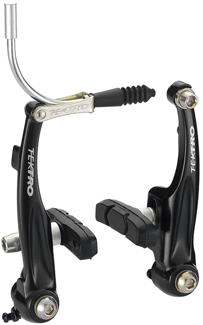 Tektro remset v-brake m837al met remblokken 836.12 zwart