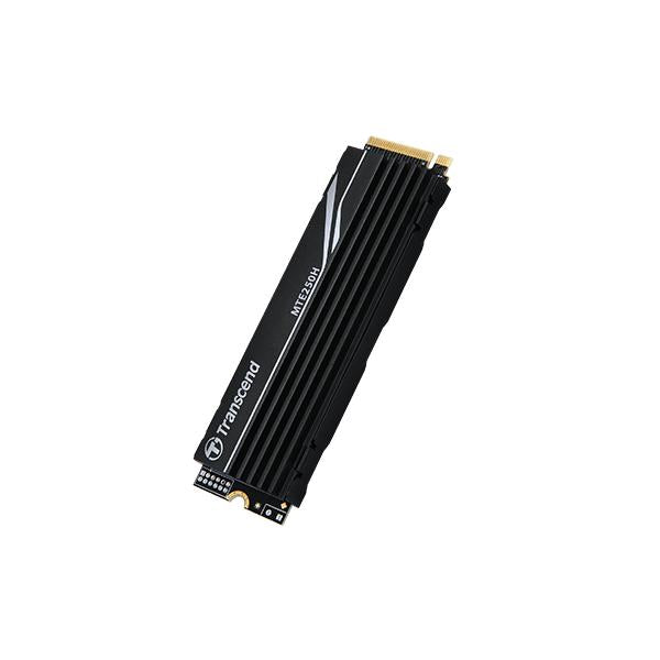 Transcend ts4tmte250h ssd, 4 TB, M.2 2280, PCIe gen 4x4, NVME, 3D TLC, W DRAM, metalen koellichaam