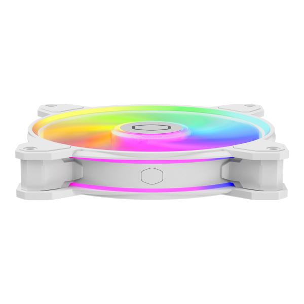 Cooler master mfl-b4dw-16np2-r2 masterfan mf140 halo2 witte editie, 140 mm, 27 dba, 59,51 cfm, wit