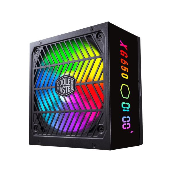 Coolermaster mpg-6501-afbap-xeu xg650 platinum plus, 650W, atx, >92%, 135mm, <25 dBA, 4x pcie 6+2