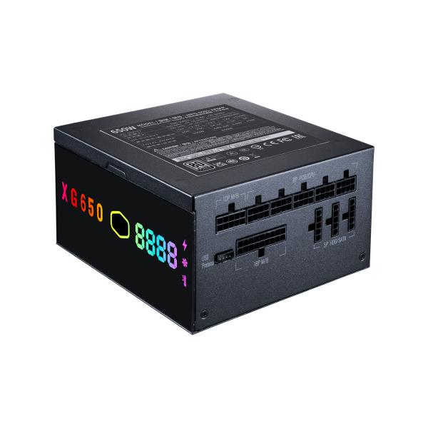 Coolermaster mpg-6501-afbap-xeu xg650 platinum plus, 650W, atx, >92%, 135mm, <25 dBA, 4x pcie 6+2