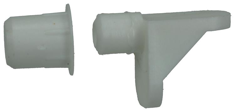 Mack 1017029 - 10 plankdragers met huls wit | 5 stuks