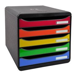 Ladekastje exacompta big box plus assorti kunststof