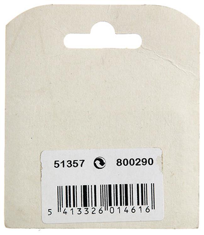 Mack 1015842 - 20 plankdragers kunststof bruin ø 7 mm | 5 stuks