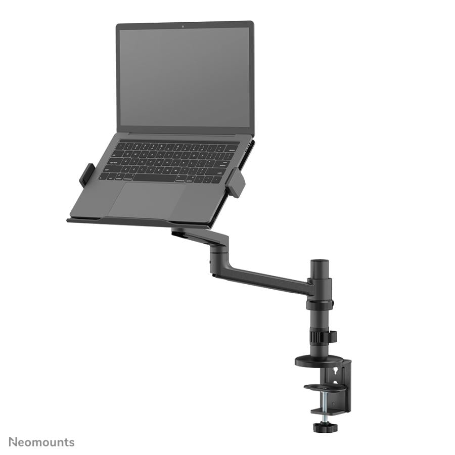 Neomounts ds20-425bl1 laptop bureausteun, 11,5 - 17,3 inch, 5 kg, kantelbaar, draaibaar, staal, zwart