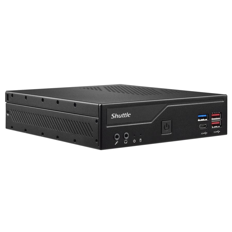 Shuttle dh670v2 mini pc barebone, lga1700, h670, ddr4, 2x hdmi, 2x dp, 2x 2.5g lan, 8x usb, 24/7