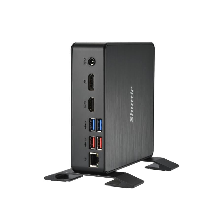 Shuttle nc40u xpc nano pc nc40u mini pc barebone, Intel Celeron 7305u, 6x USB 3.2, 2x M.2, LAN, 24/7