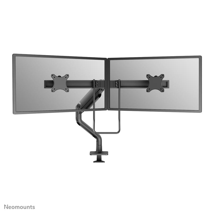 Neomounts ds75s-950bl2 full-motion desk mount, 2x 17 - 27 , 8kg, 100x100 mm, black