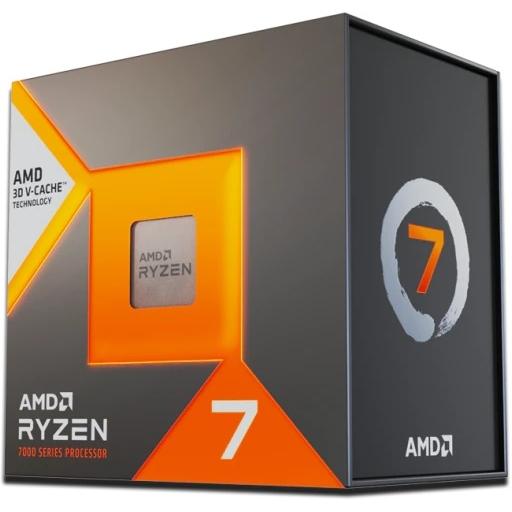 AMD 100-000000910 Ryzen 7 7800x3D-lade, AM5, 4,2 5,0 GHz, 8xCore HT, 96 MB, 120 W