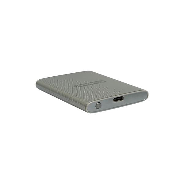 Transcend ts1tesd360c esd360c externe SSD, 1TB, USB 20GBPS, type C, 2000 MB/s, 3D NAND, grijs