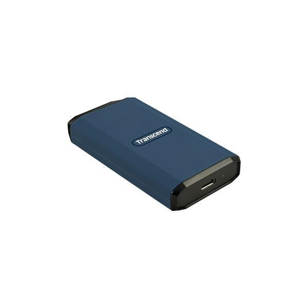 Transcend ts2tesd410c esd410c external ssd, 2 tb, usb 20gbps, type c, 2000 mb s, blue